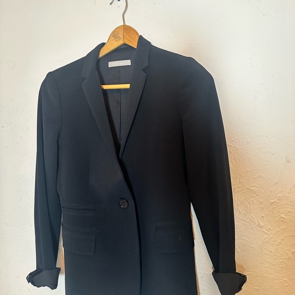 Stephanel Black Slim Fit Blazer Size 6 - Picture 7 of 11